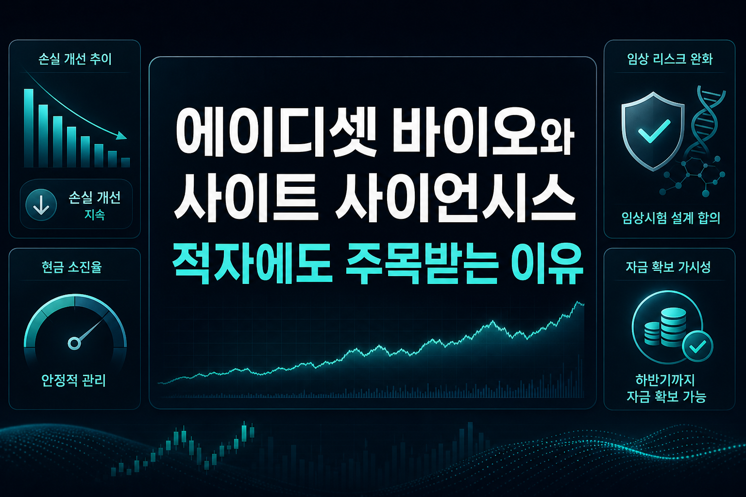 에이디셋 바이오와 사이트 사이언시스, 적자에도 주목받는 이유