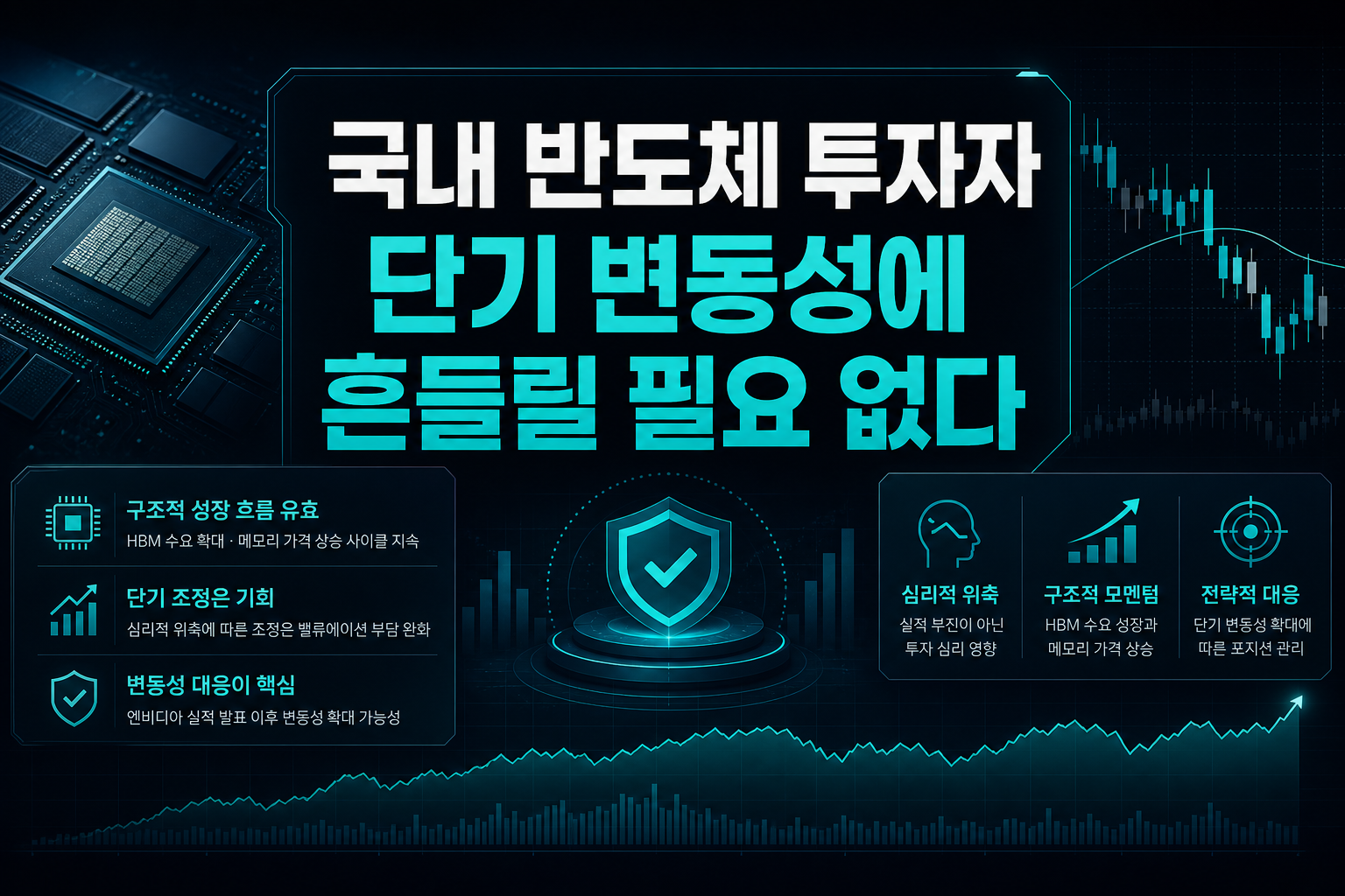 국내 반도체 투자자, 단기 변동성에 흔들릴 필요 없다