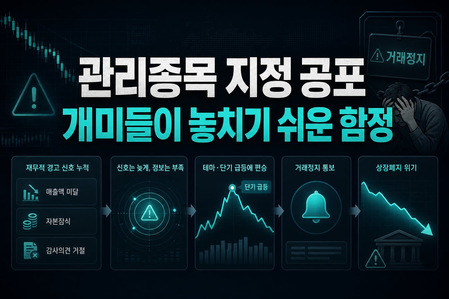 관리종목 지정 공포, 개미들이 놓치기 쉬운 함정