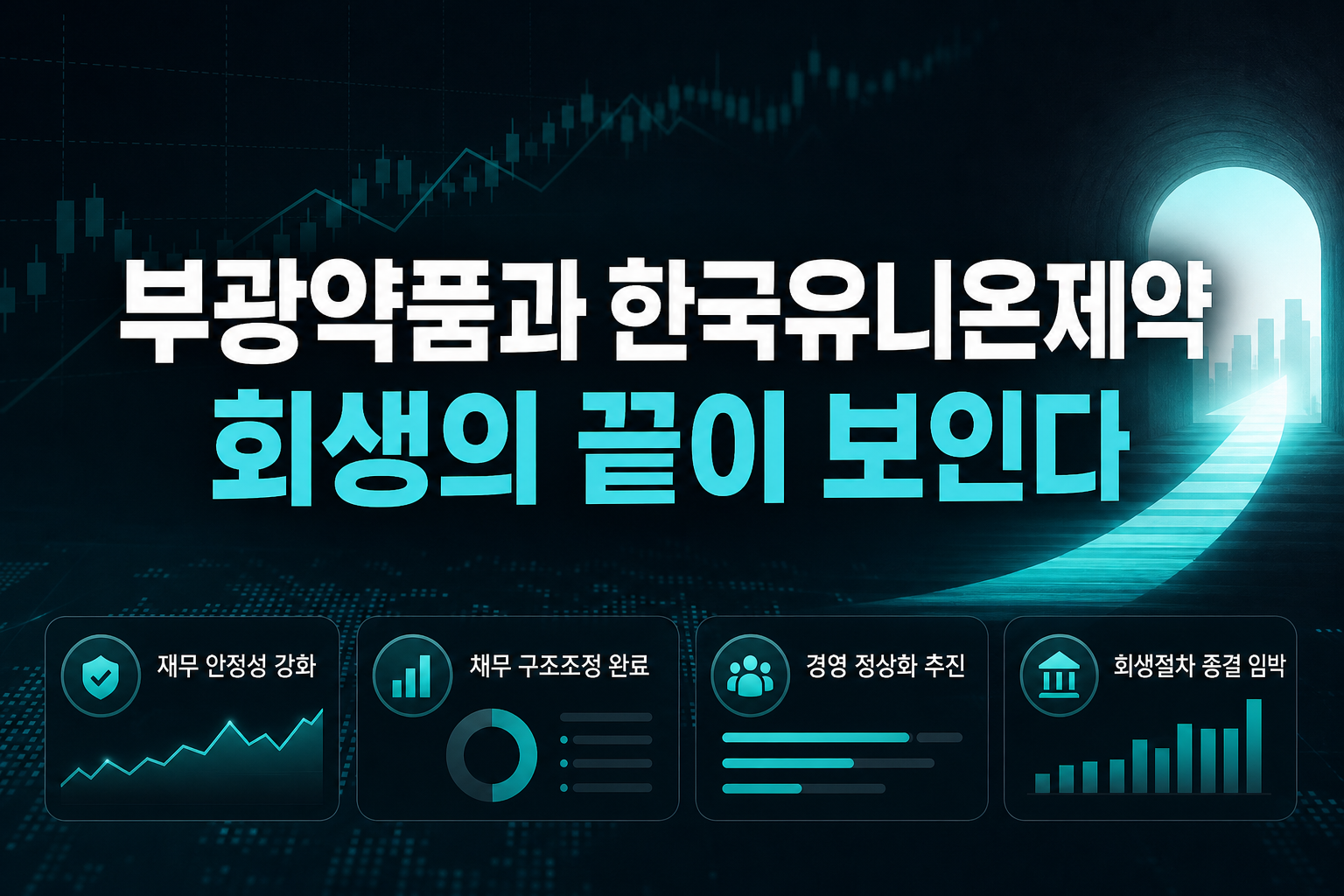 부광약품과 한국유니온제약, 회생의 끝이 보인다