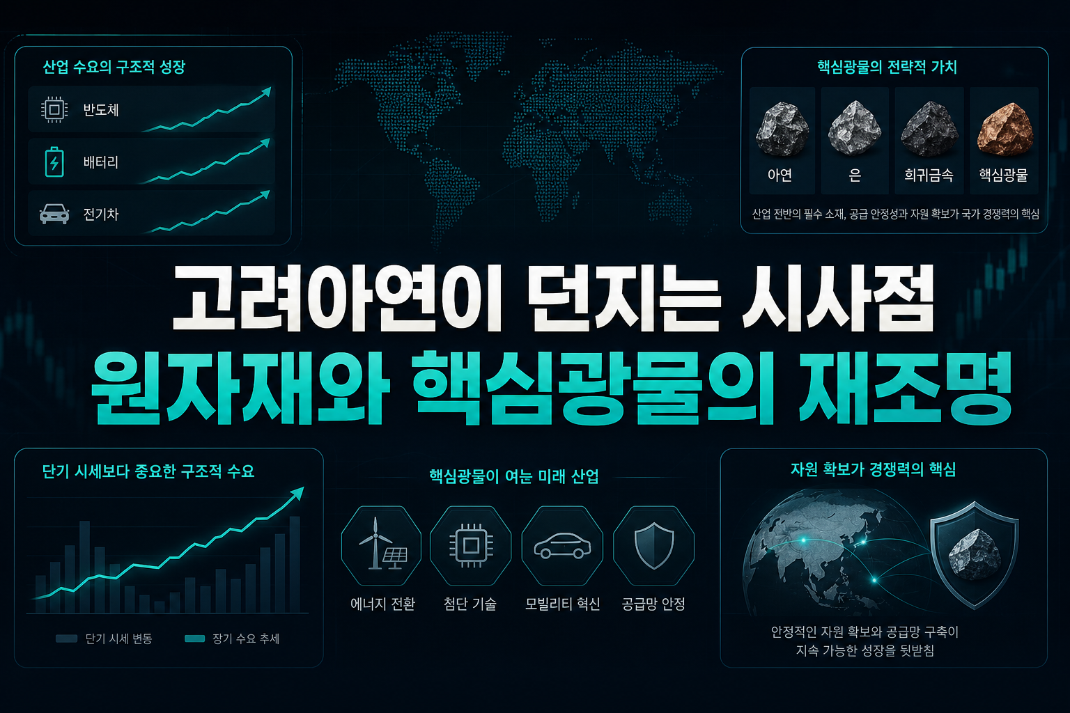 고려아연이 던지는 시사점, 원자재와 핵심광물의 재조명