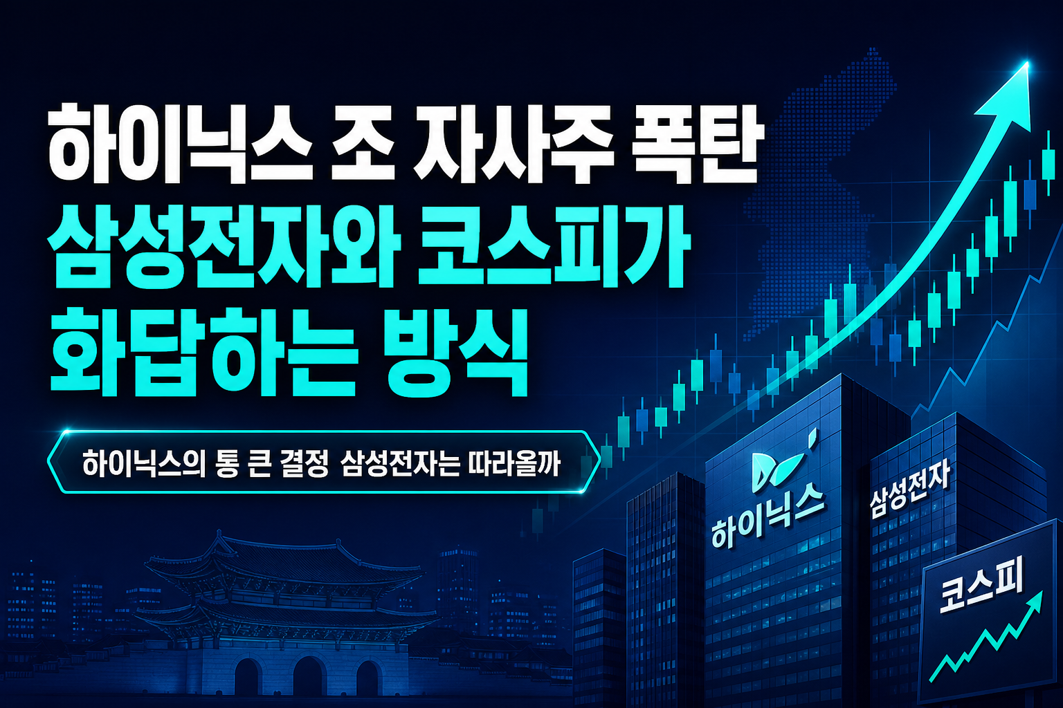 SK하이닉스 40조 자사주 폭탄, 삼성전자와 코스피가 화답하는 방식