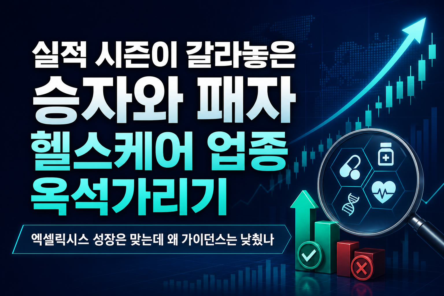 실적 시즌이 갈라놓은 승자와 패자, 헬스케어 업종 옥석가리기