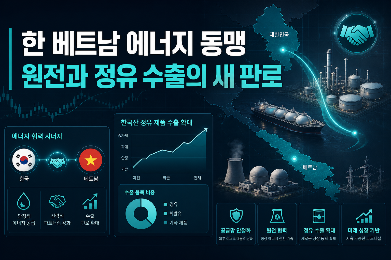 한-베트남 에너지 동맹, K원전과 정유 수출의 새 판로