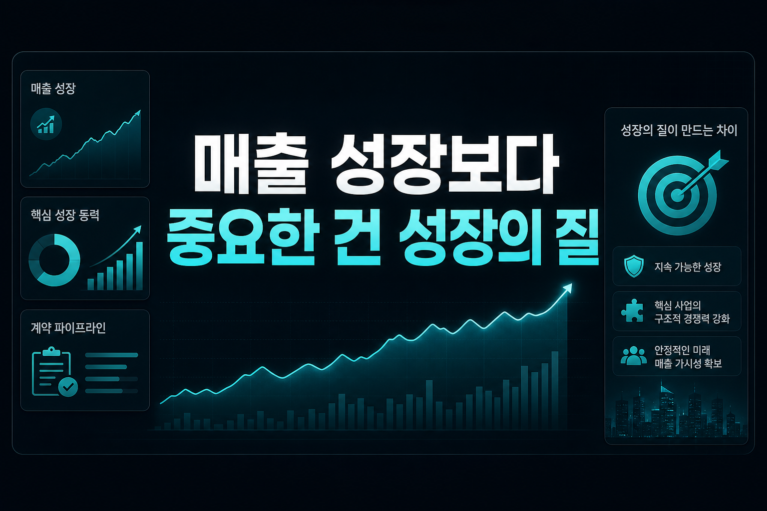 매출 성장보다 중요한 건 성장의 질