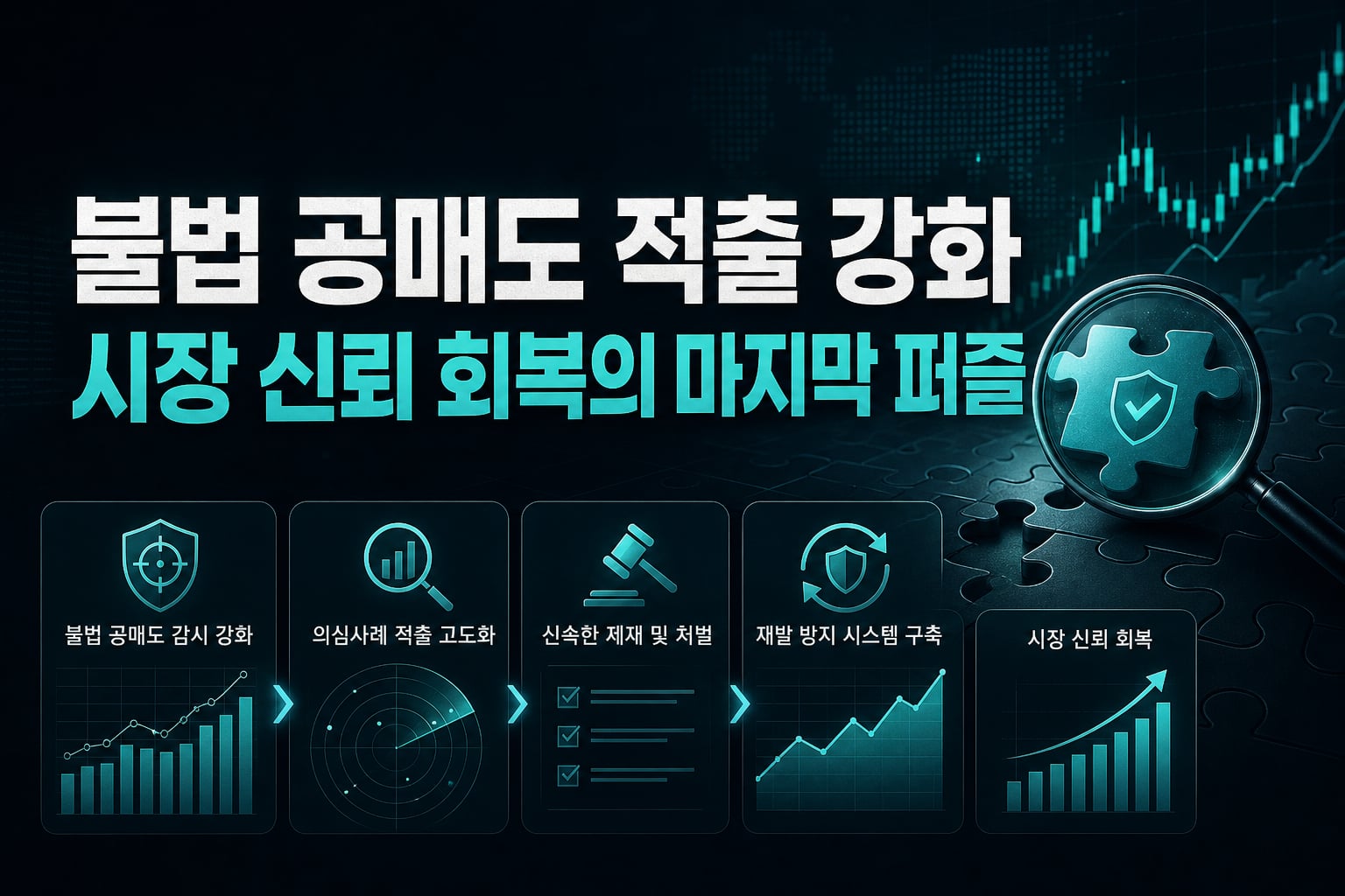 불법 공매도 적출 강화, 시장 신뢰 회복의 마지막 퍼즐