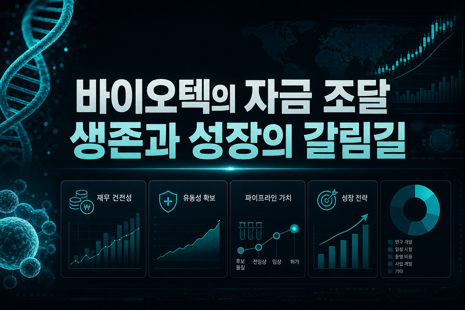바이오텍의 자금 조달, 생존과 성장의 갈림길
