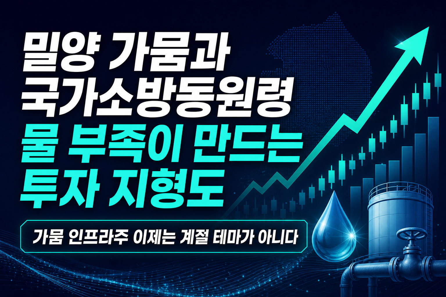밀양 가뭄과 국가소방동원령, 물 부족이 만드는 투자 지형도