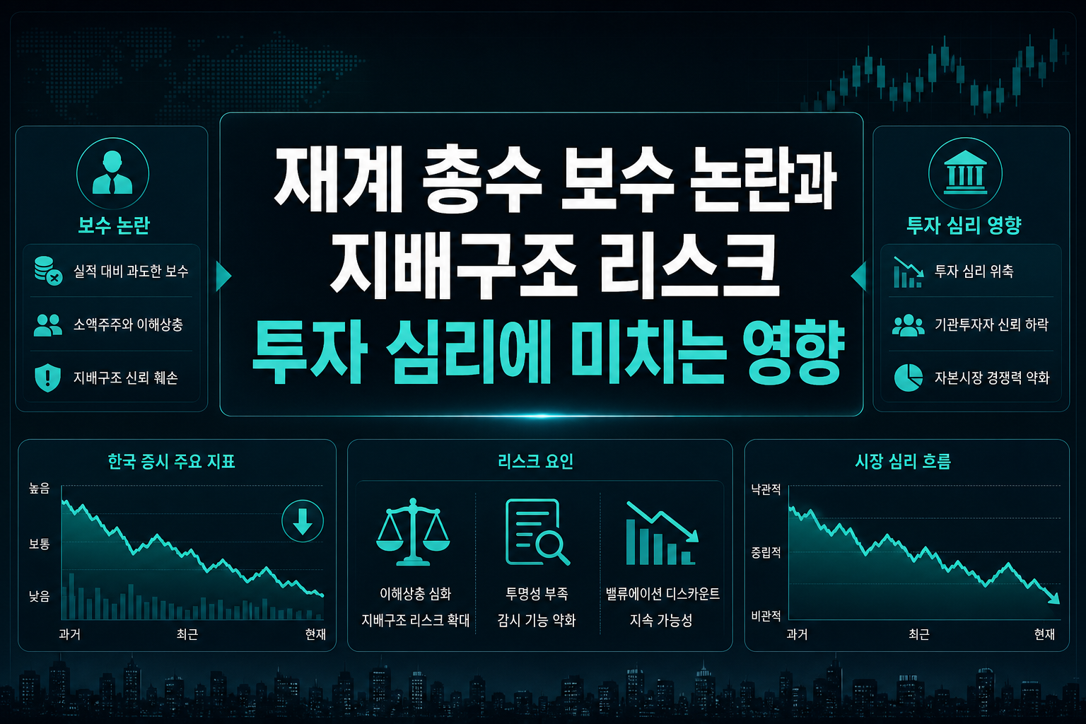 재계 총수 보수 논란과 지배구조 리스크, 투자 심리에 미치는 영향