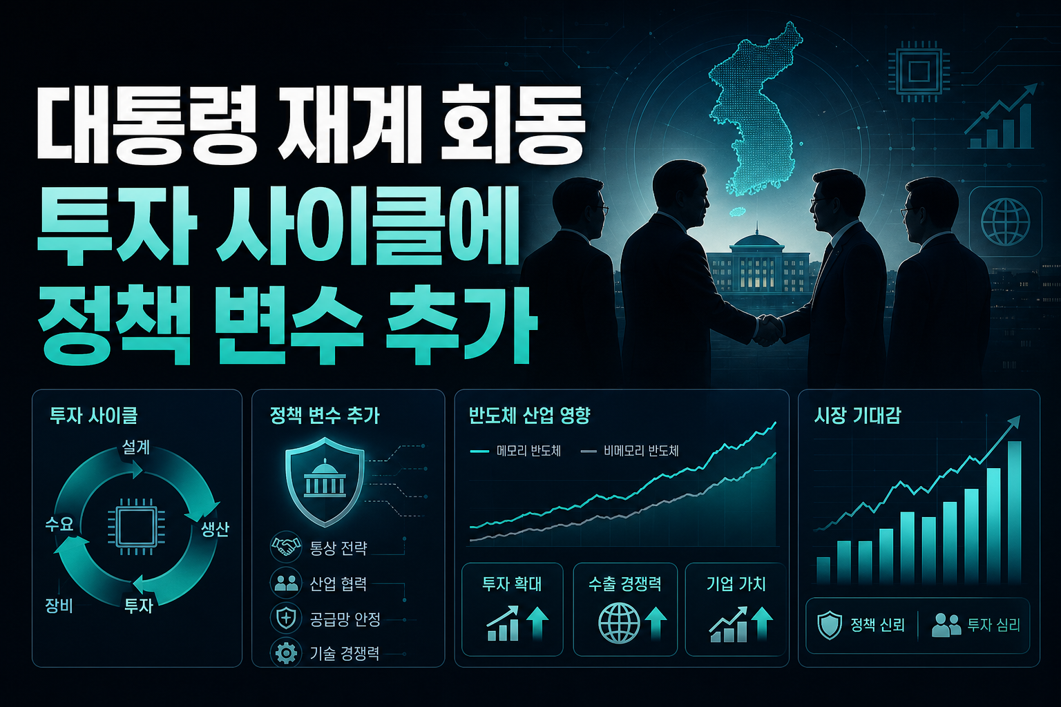 대통령-재계 회동, AI 투자 사이클에 정책 변수 추가