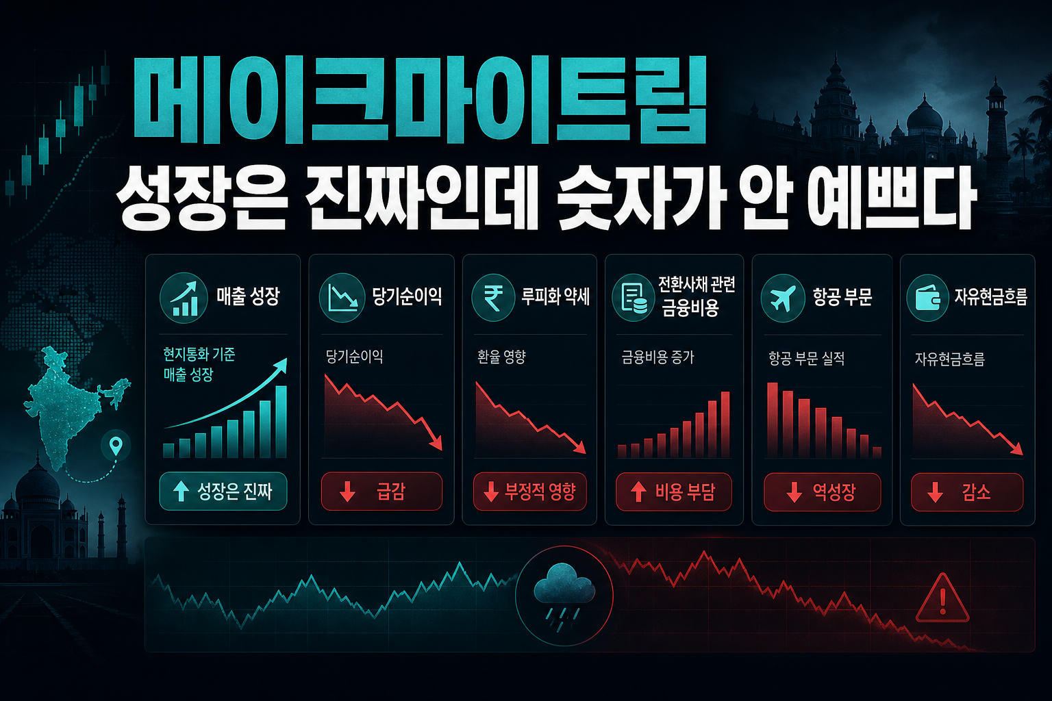 메이크마이트립, 성장은 진짜인데 숫자가 안 예쁘다