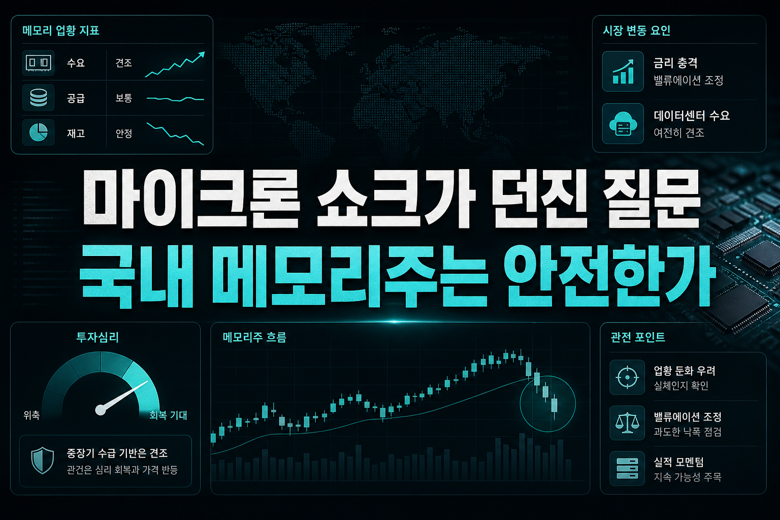 마이크론 쇼크가 던진 질문, 국내 메모리주는 안전한가