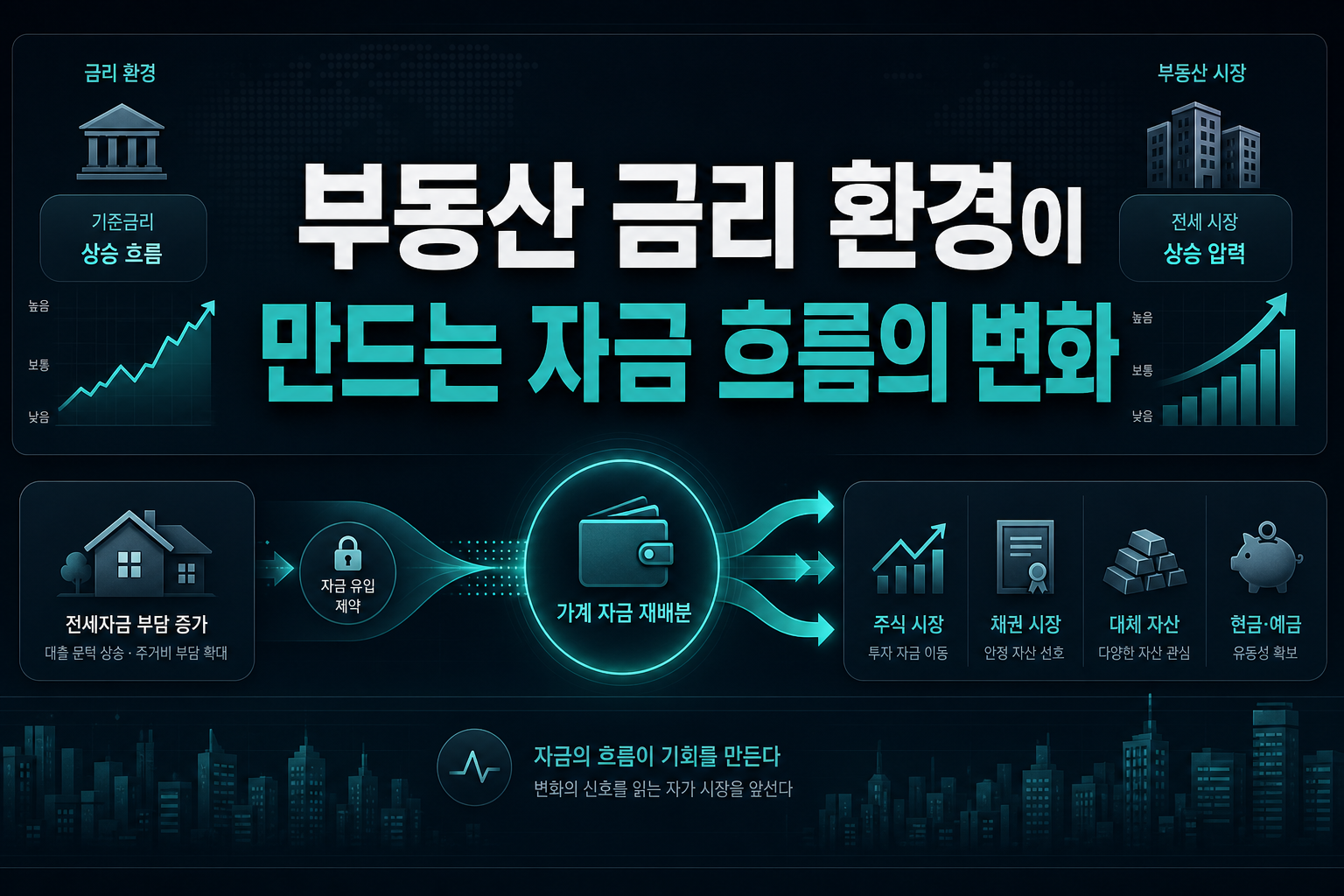 부동산·금리 환경이 만드는 자금 흐름의 변화