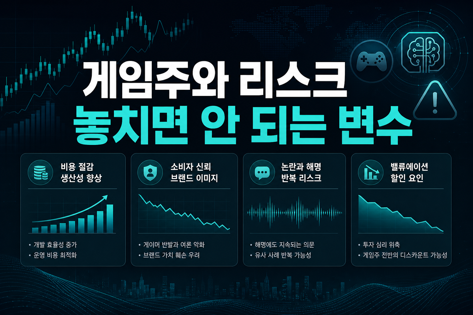 게임주와 AI 리스크, 놓치면 안 되는 변수