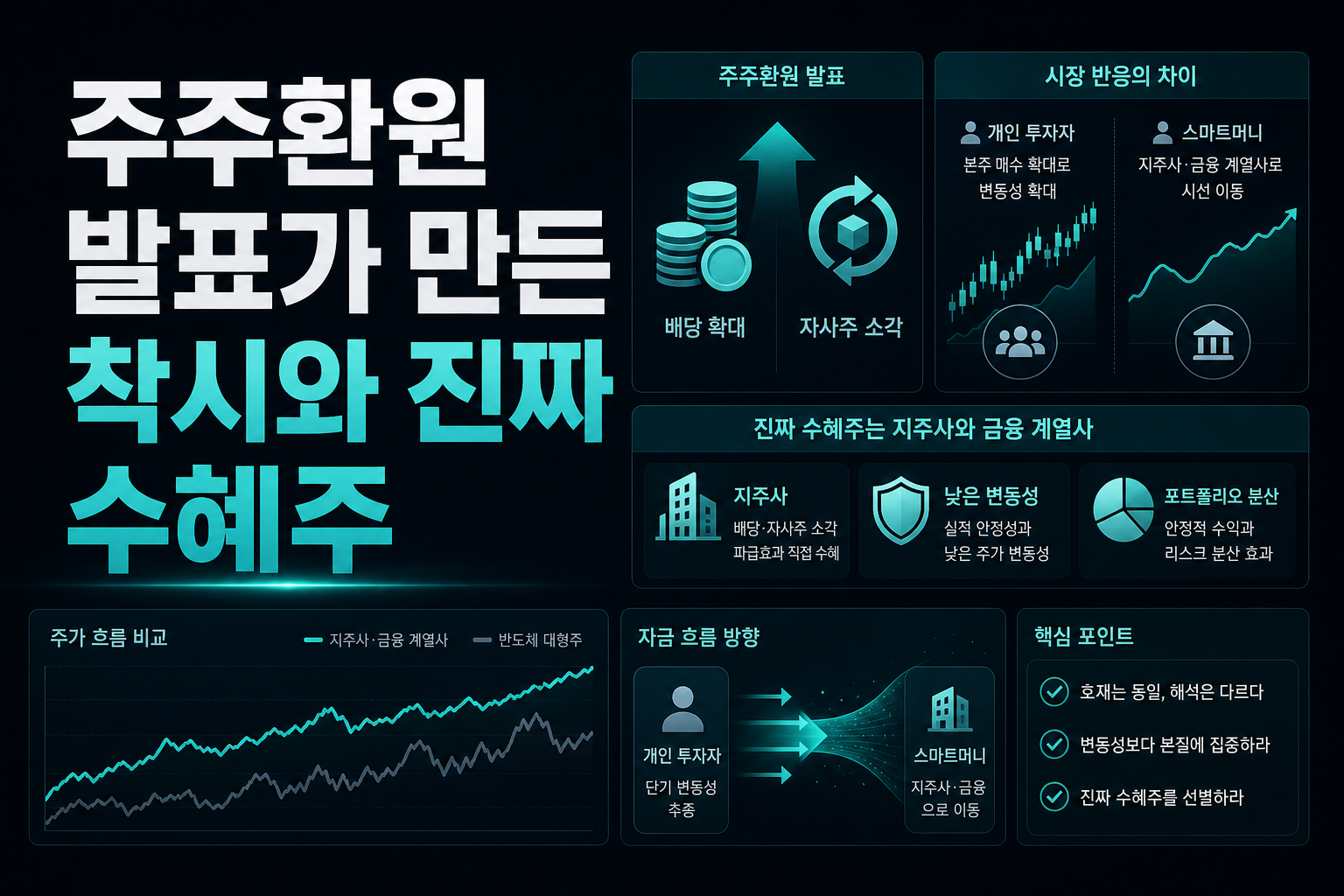 주주환원 발표가 만든 착시와 진짜 수혜주