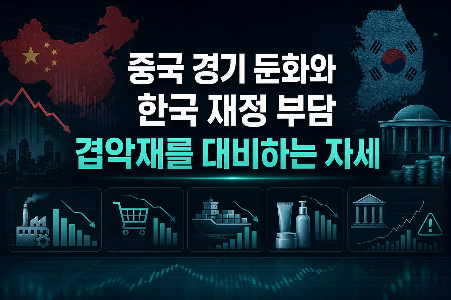 중국 경기 둔화와 한국 재정 부담, 겹악재를 대비하는 자세