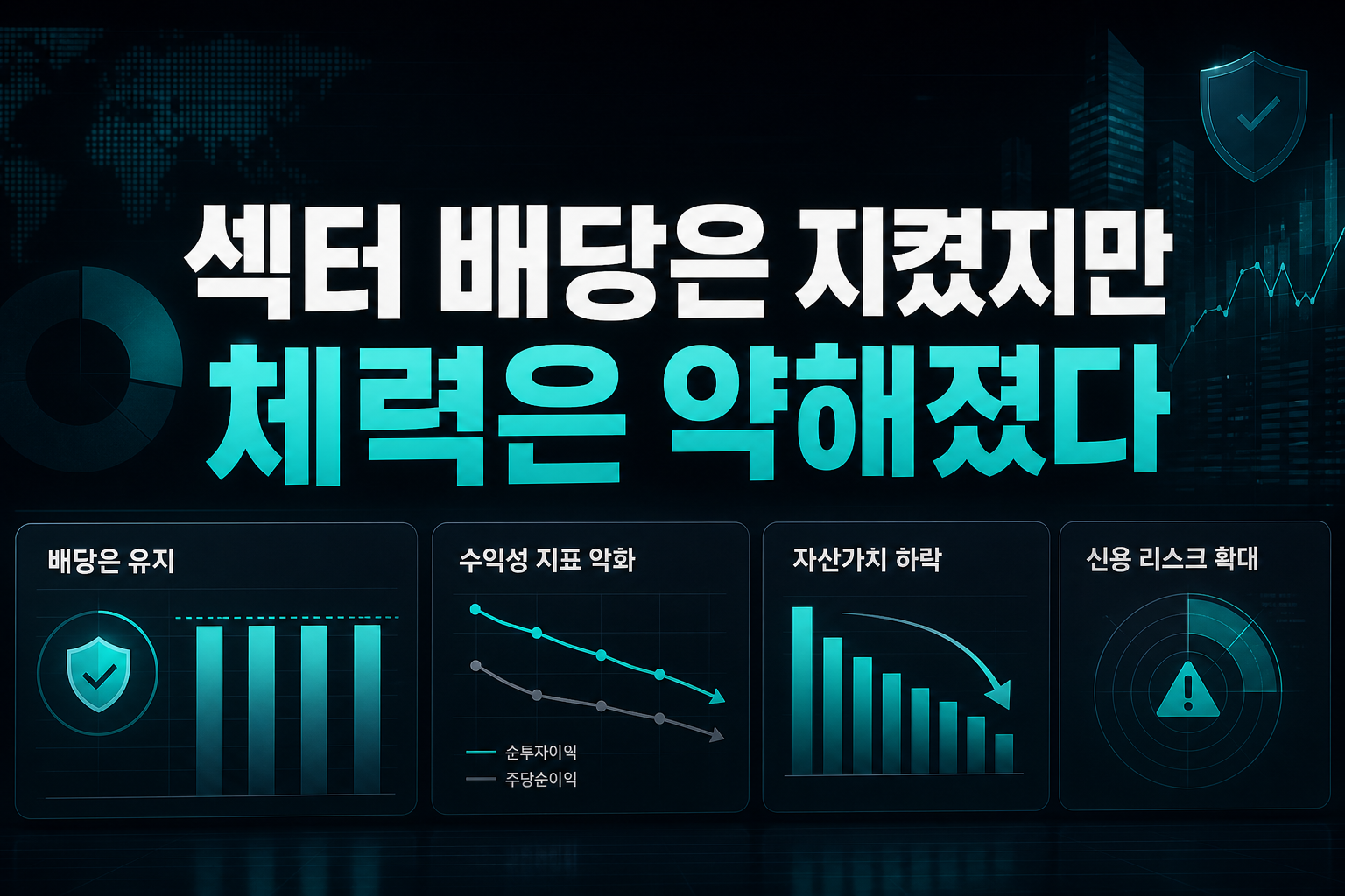 BDC 섹터, 배당은 지켰지만 체력은 약해졌다