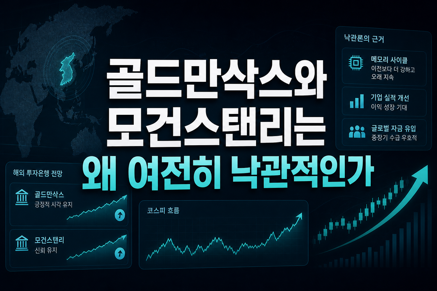 골드만삭스와 모건스탠리는 왜 여전히 낙관적인가