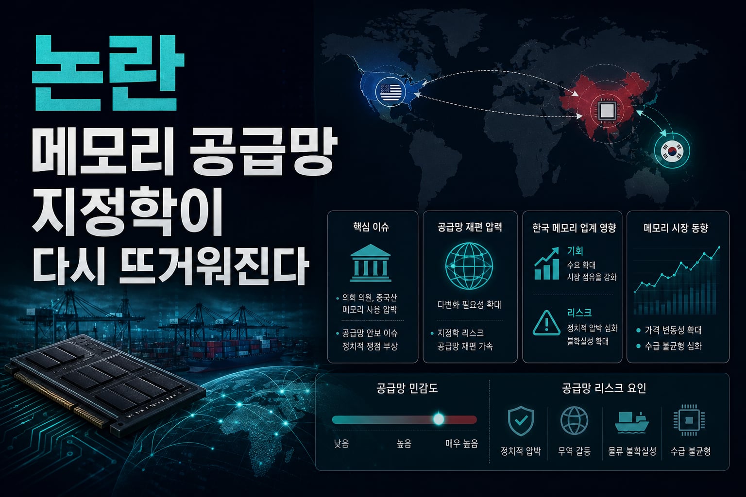 CXMT 논란, 메모리 공급망 지정학이 다시 뜨거워진다