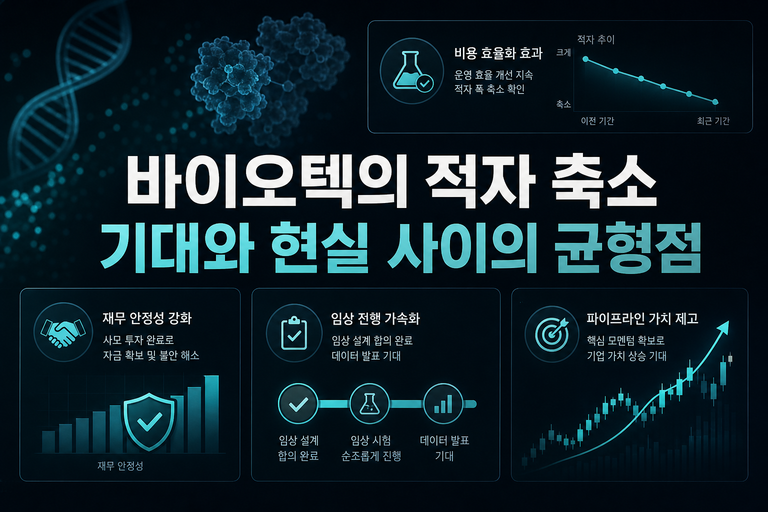 바이오텍의 적자 축소, 기대와 현실 사이의 균형점