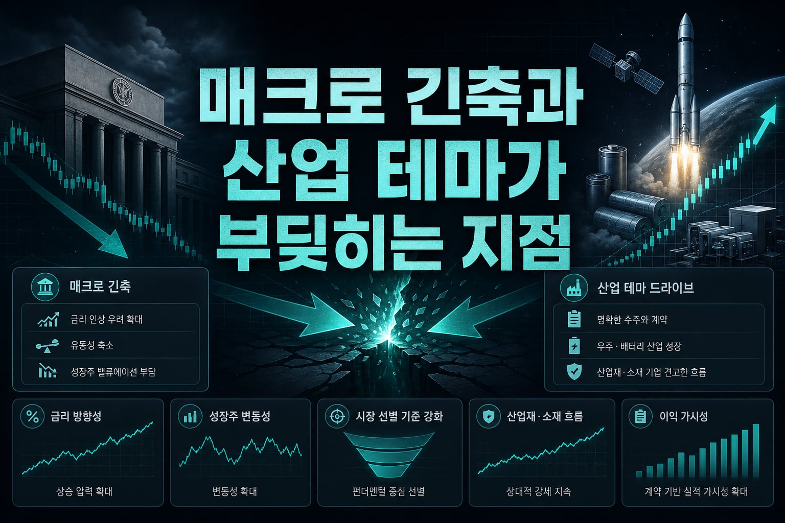 매크로 긴축과 산업 테마가 부딫히는 지점