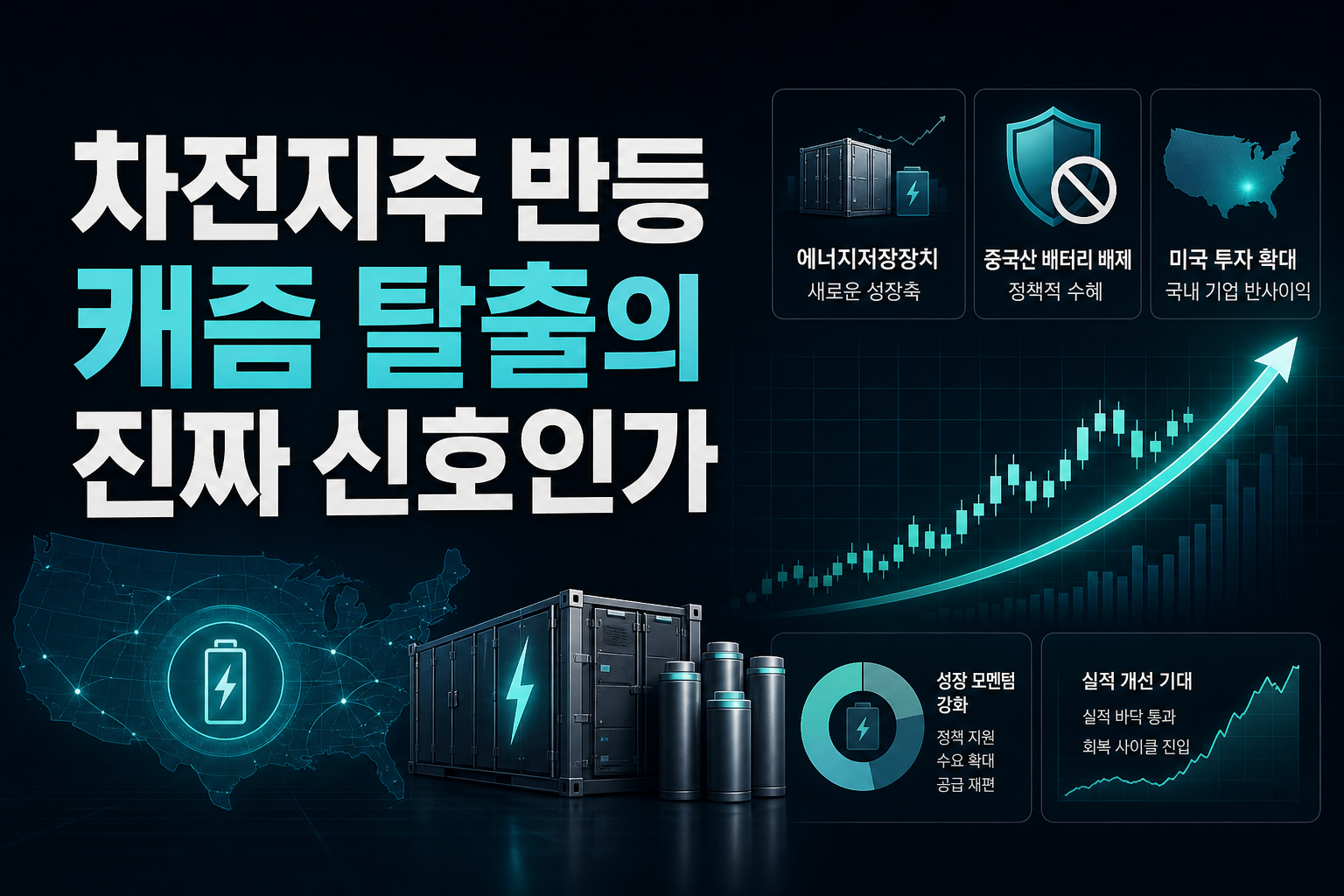 2차전지주 반등, 캐즘 탈출의 진짜 신호인가