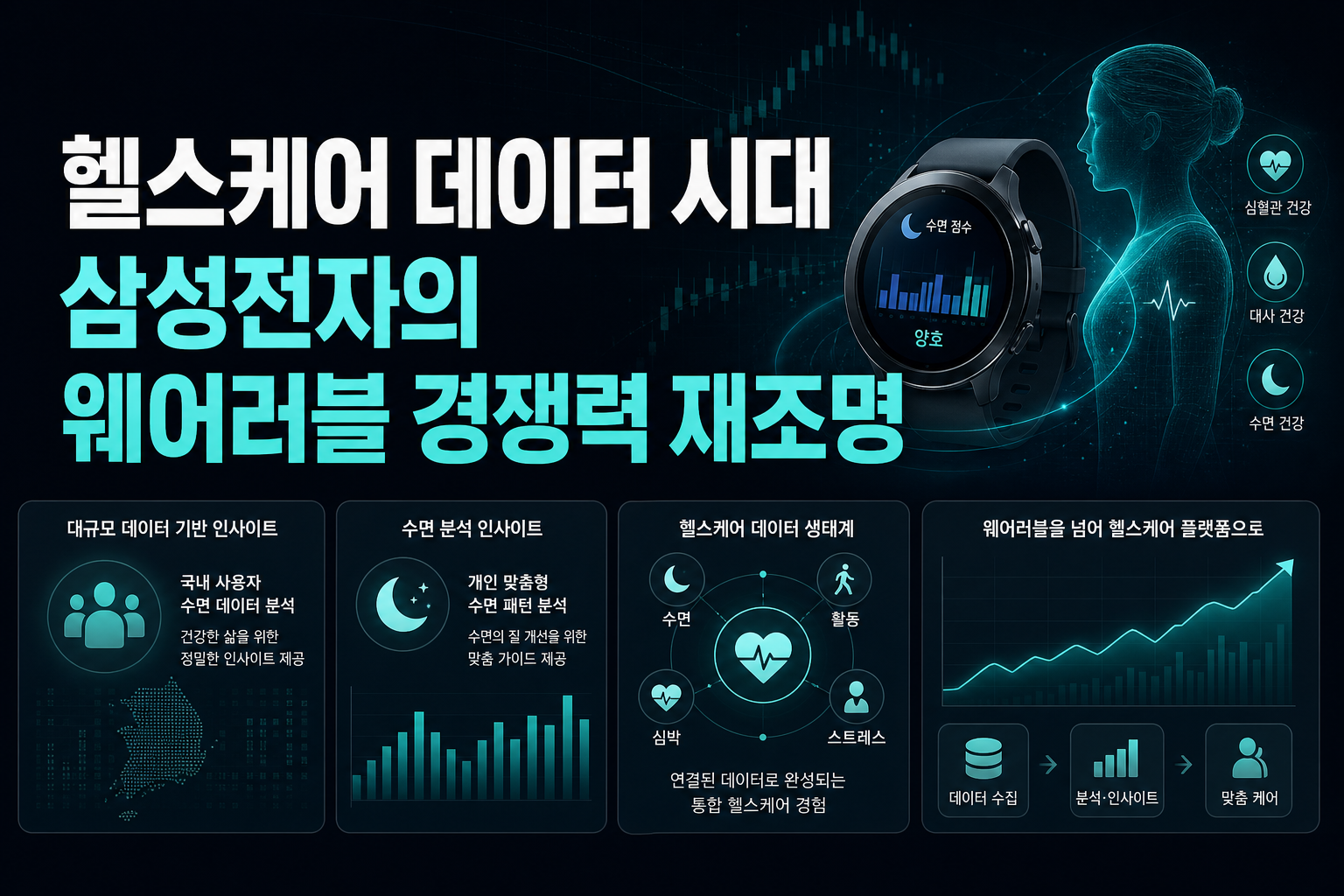 헬스케어 데이터 시대, 삼성전자의 웨어러블 경쟁력 재조명