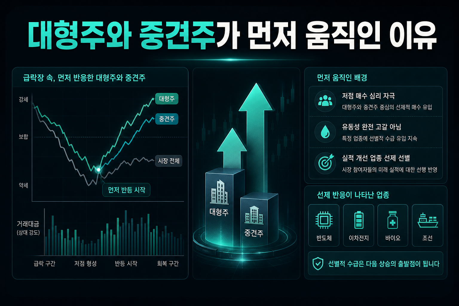 대형주와 중견주가 먼저 움직인 이유