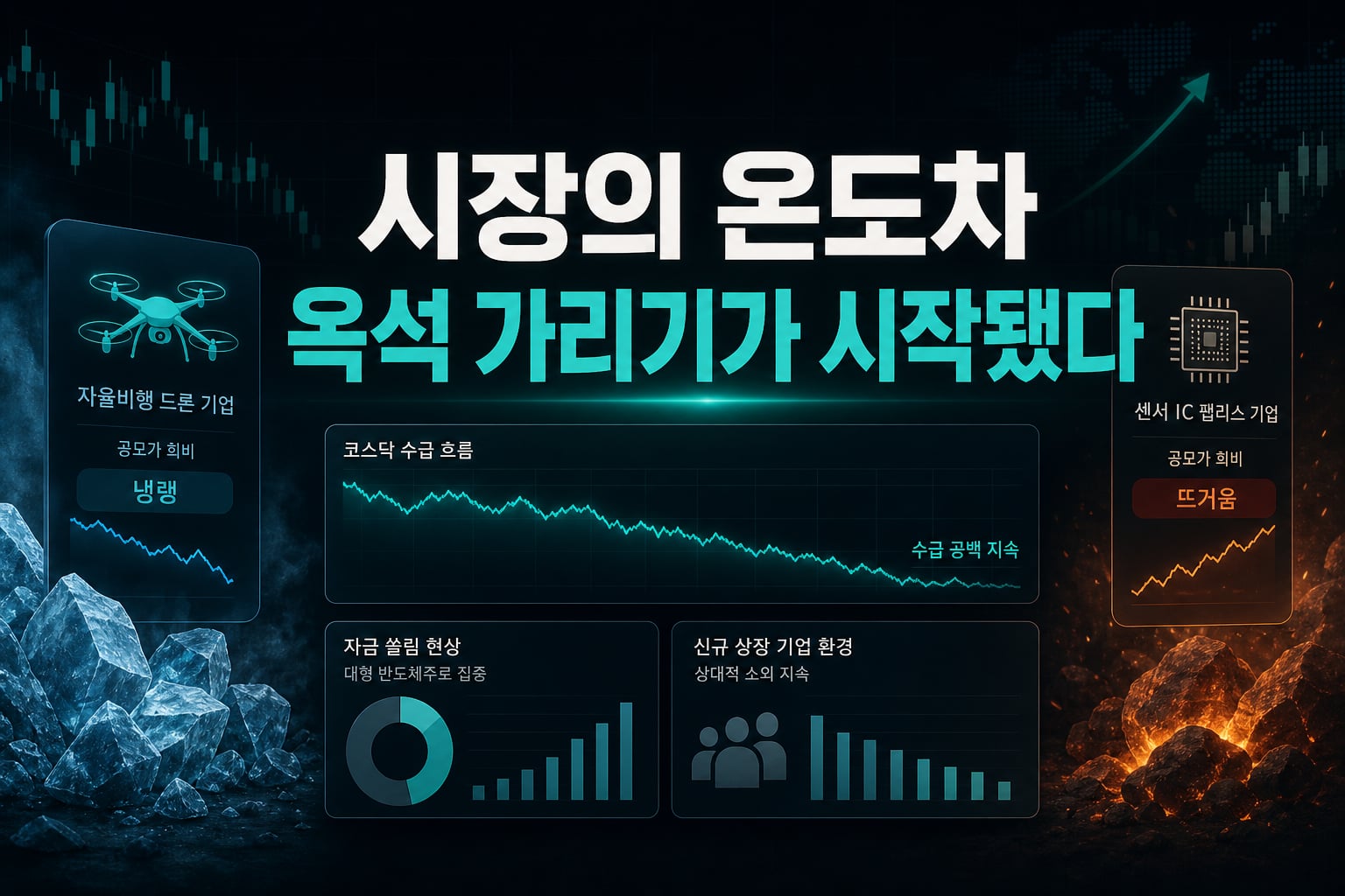 IPO 시장의 온도차, 옥석 가리기가 시작됐다