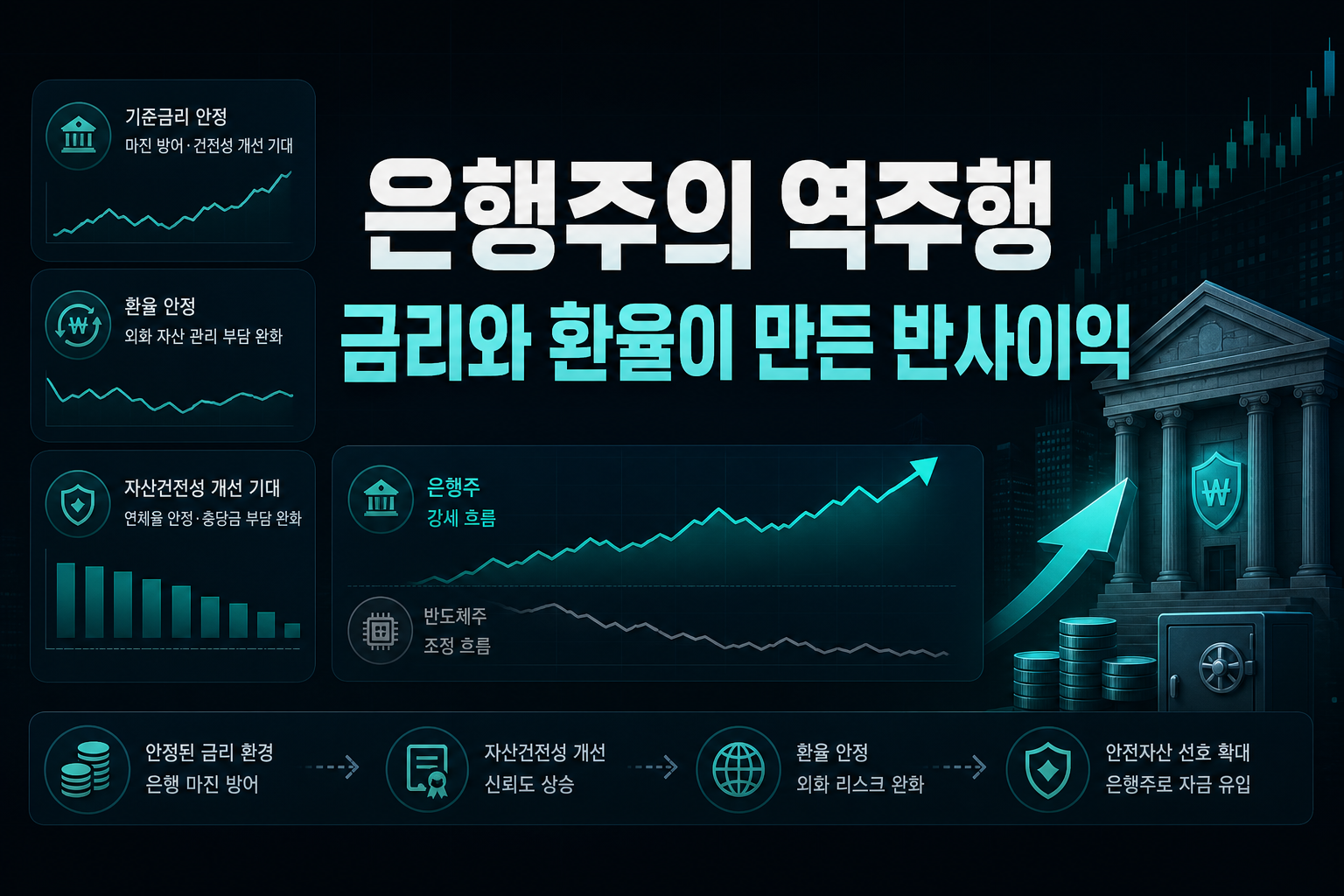 은행주의 역주행, 금리와 환율이 만든 반사이익