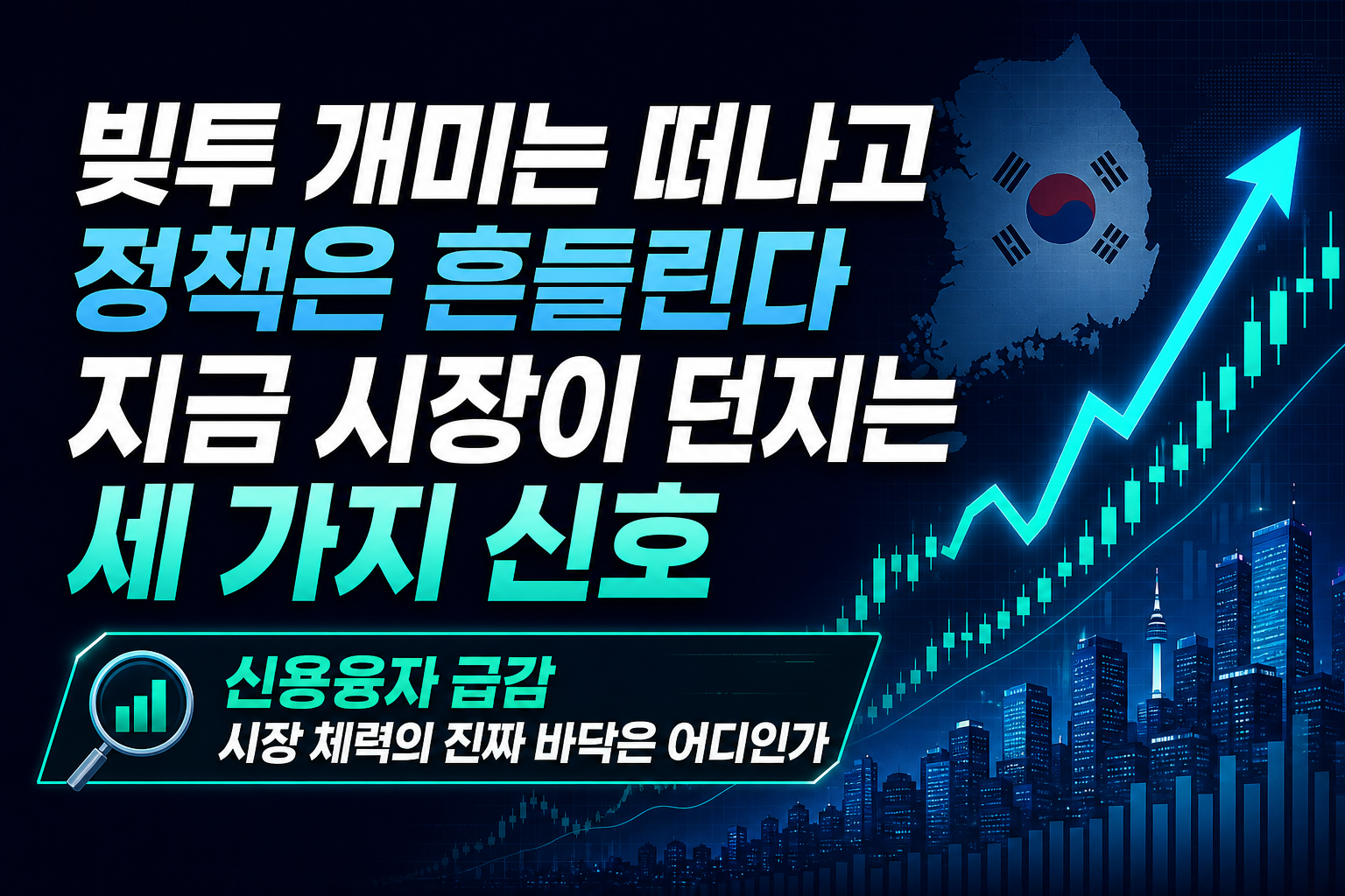 빚투 개미는 떠나고 정책은 흔들린다, 지금 시장이 던지는 세 가지 신호