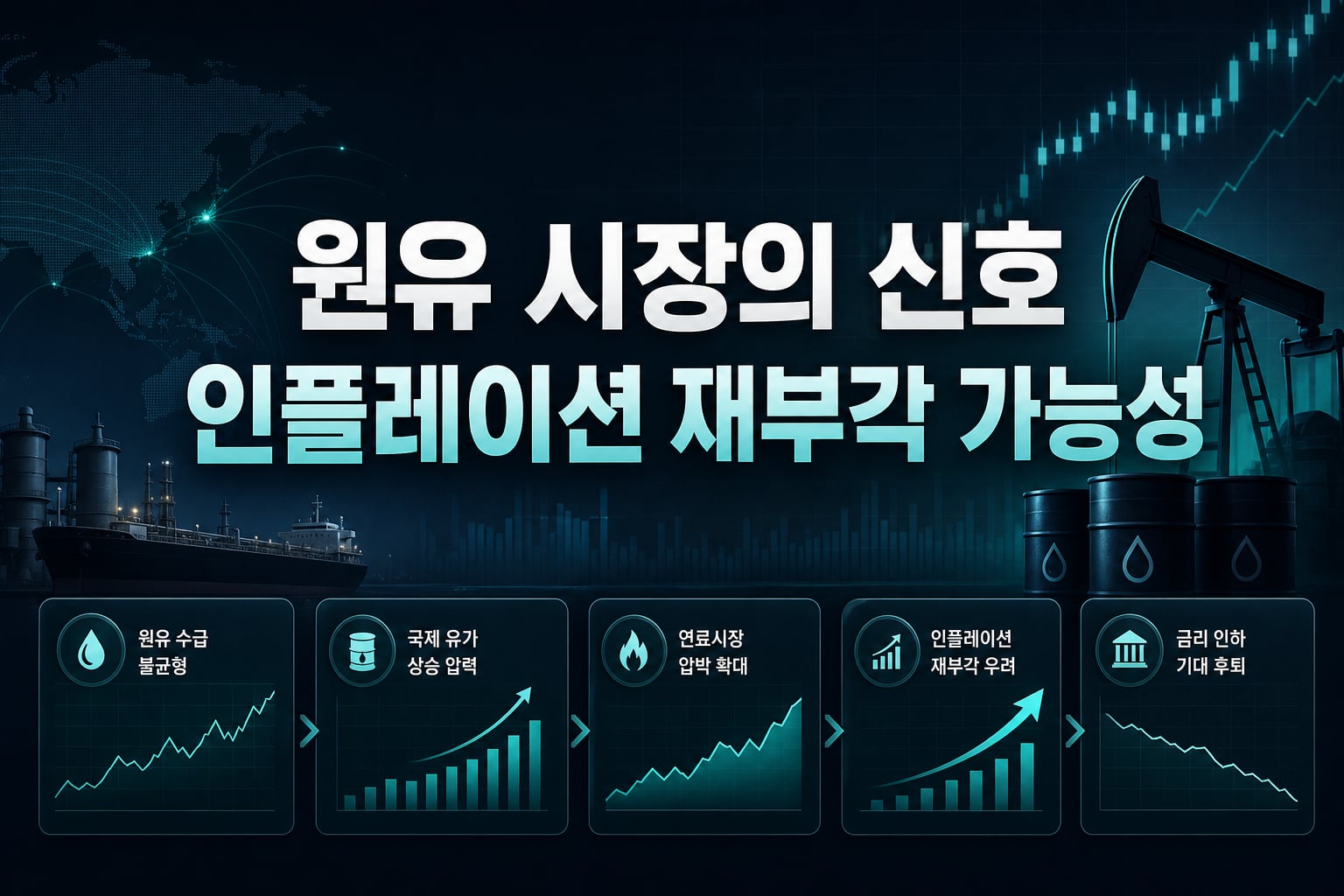 원유 시장의 신호, 인플레이션 재부각 가능성