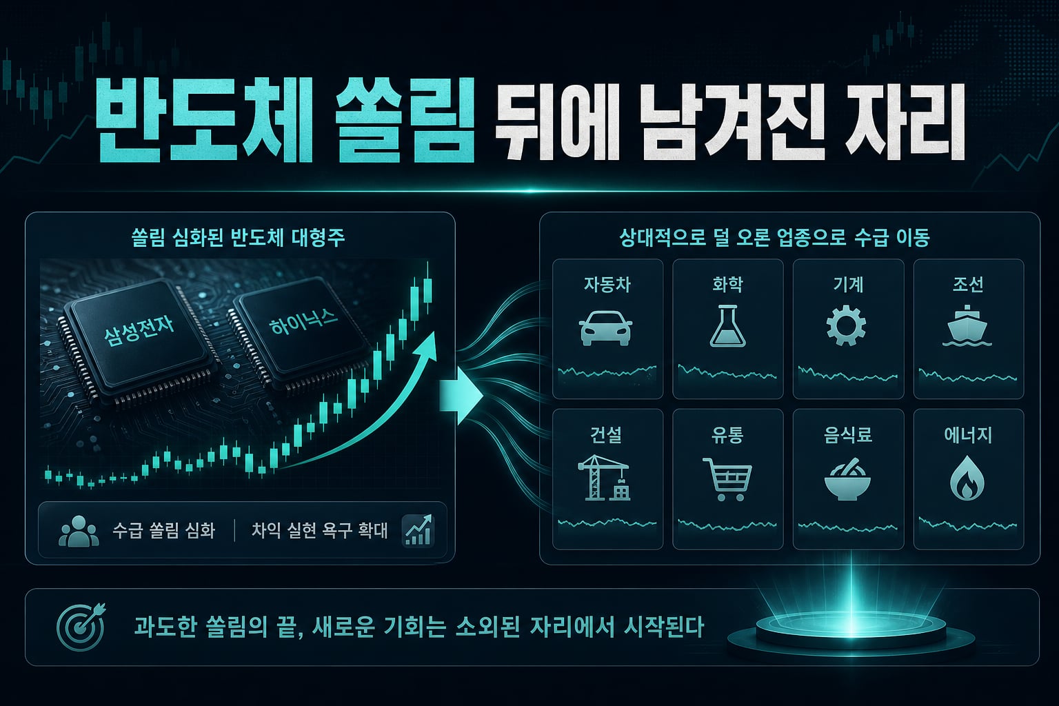 반도체 쏠림 뒤에 남겨진 자리