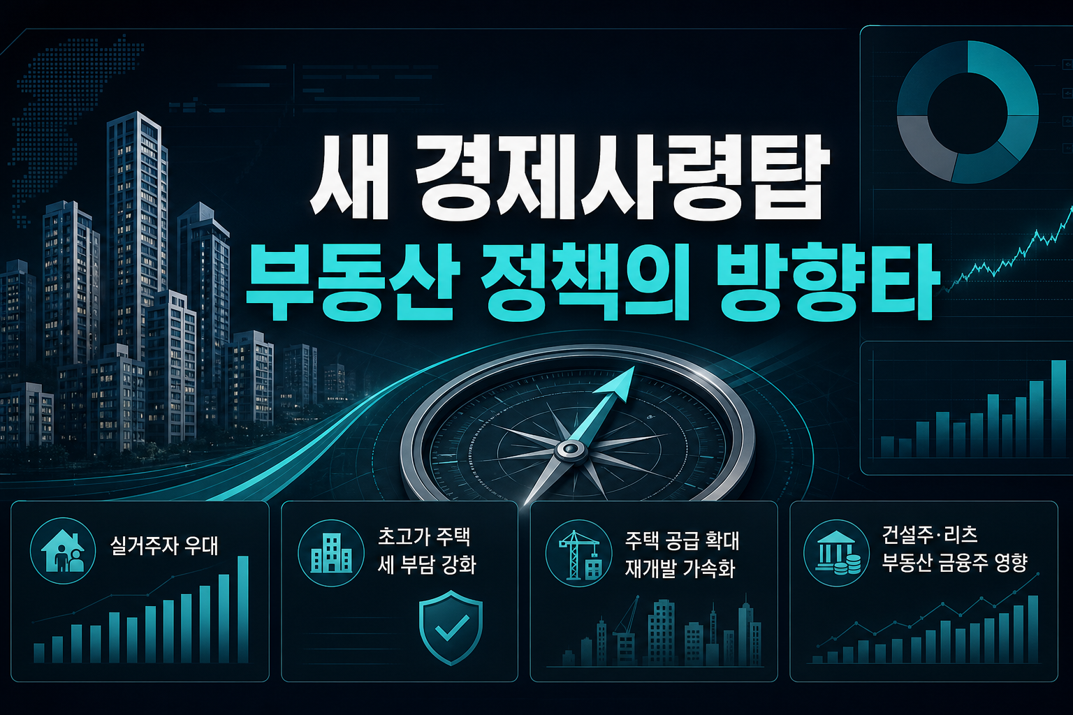 새 경제사령탑, 부동산 정책의 방향타