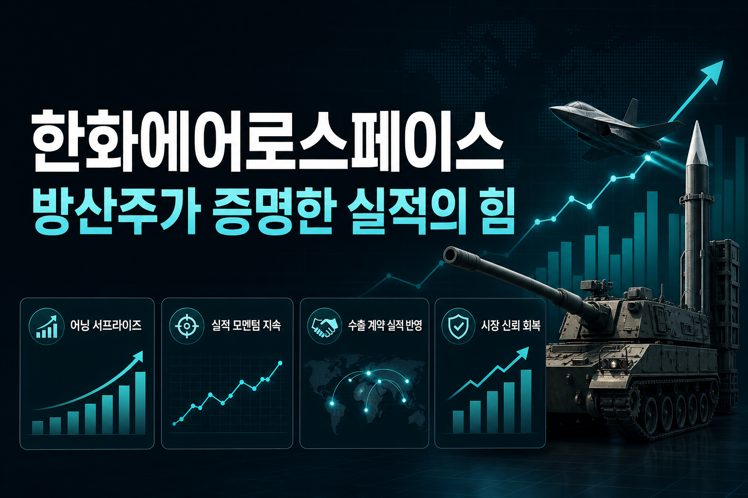 한화에어로스페이스, 방산주가 증명한 실적의 힘