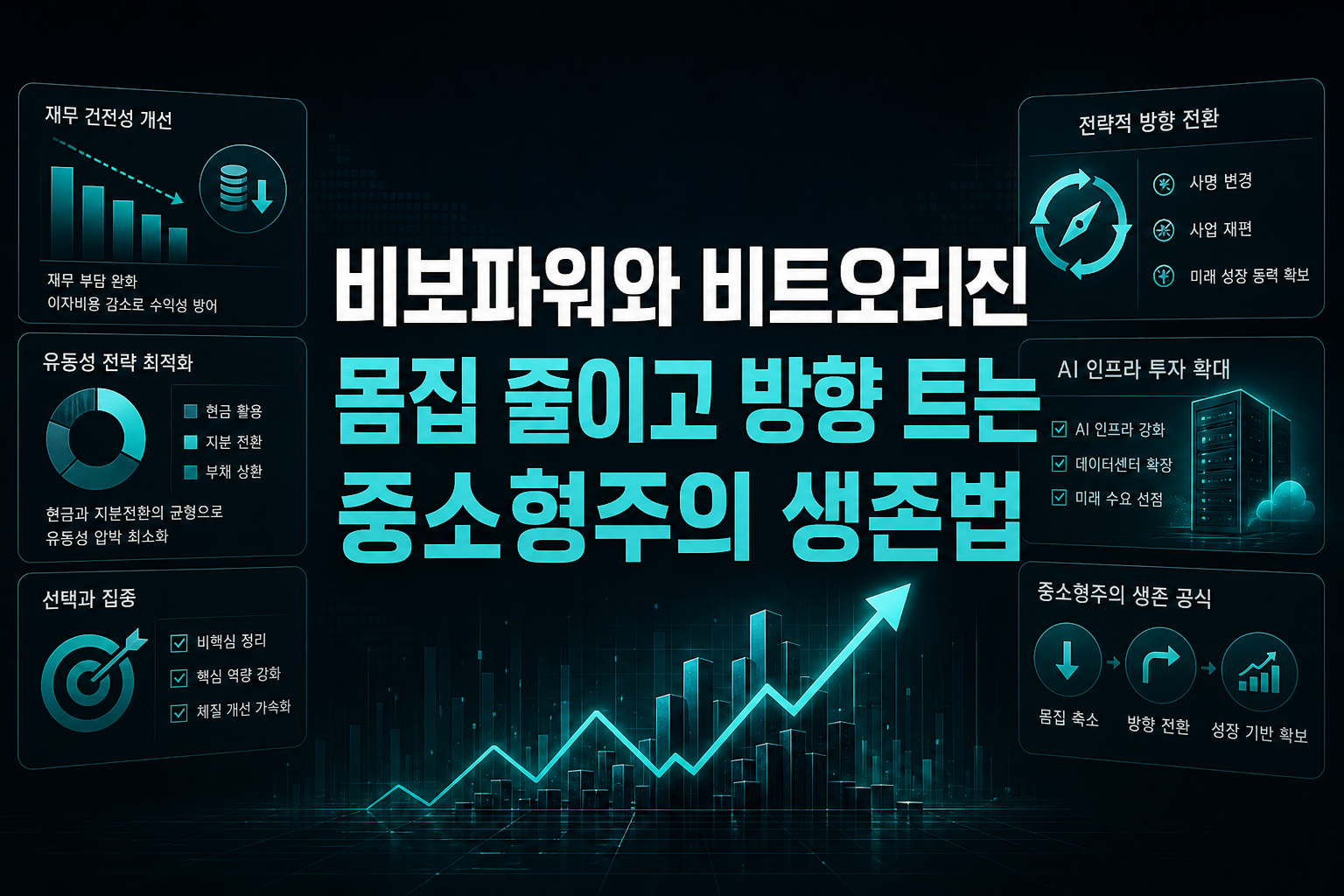비보파워와 비트오리진, 몸집 줄이고 방향 트는 중소형주의 생존법