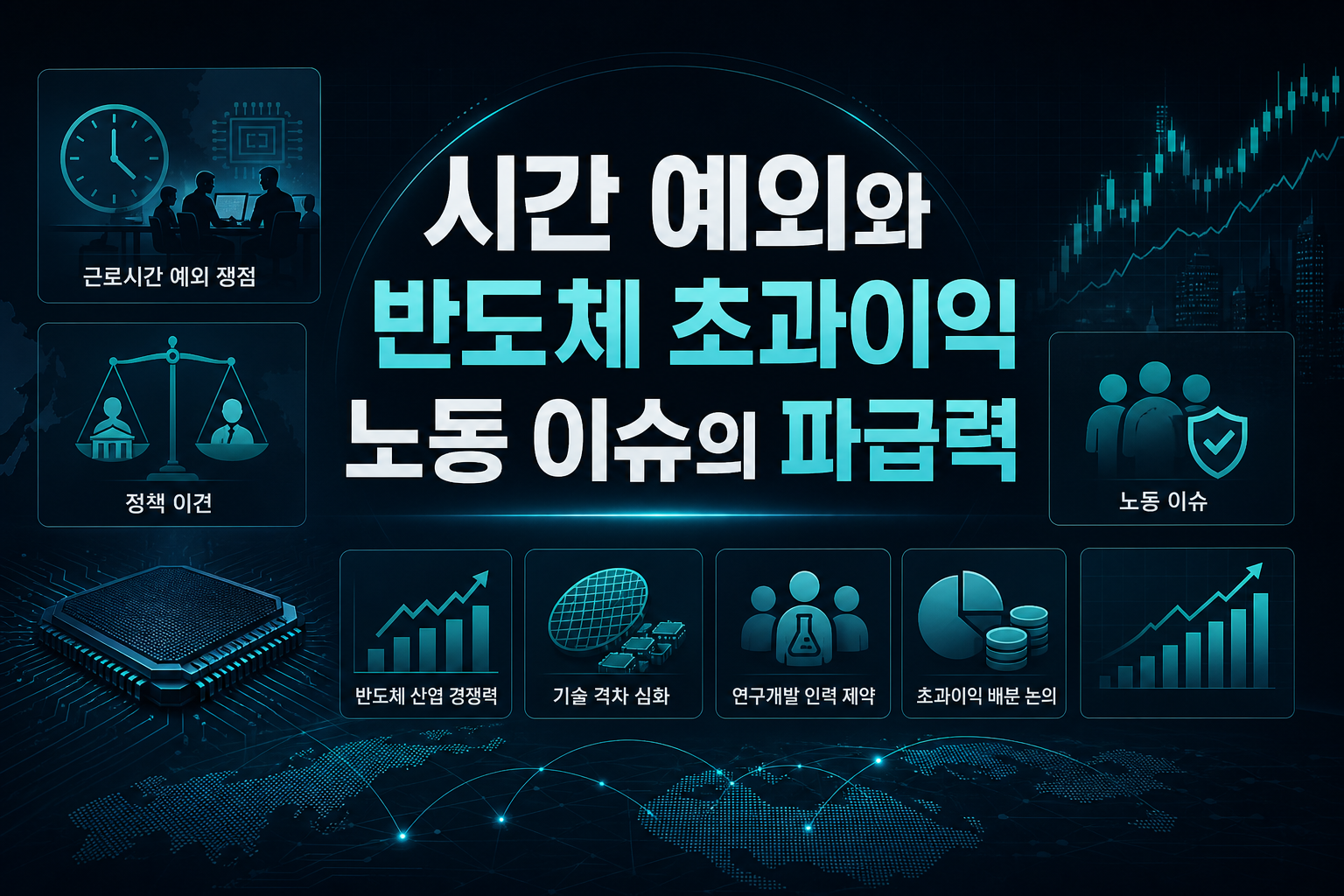 52시간 예외와 반도체 초과이익, 노동 이슈의 파급력