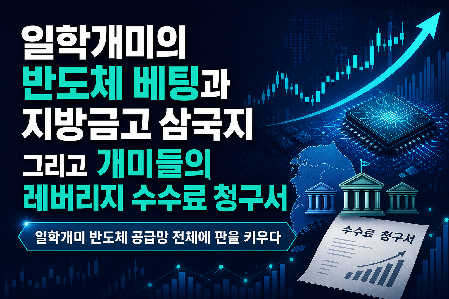 일학개미의 반도체 베팅과 지방금고 삼국지, 그리고 개미들의 레버리지 수수료 청구서