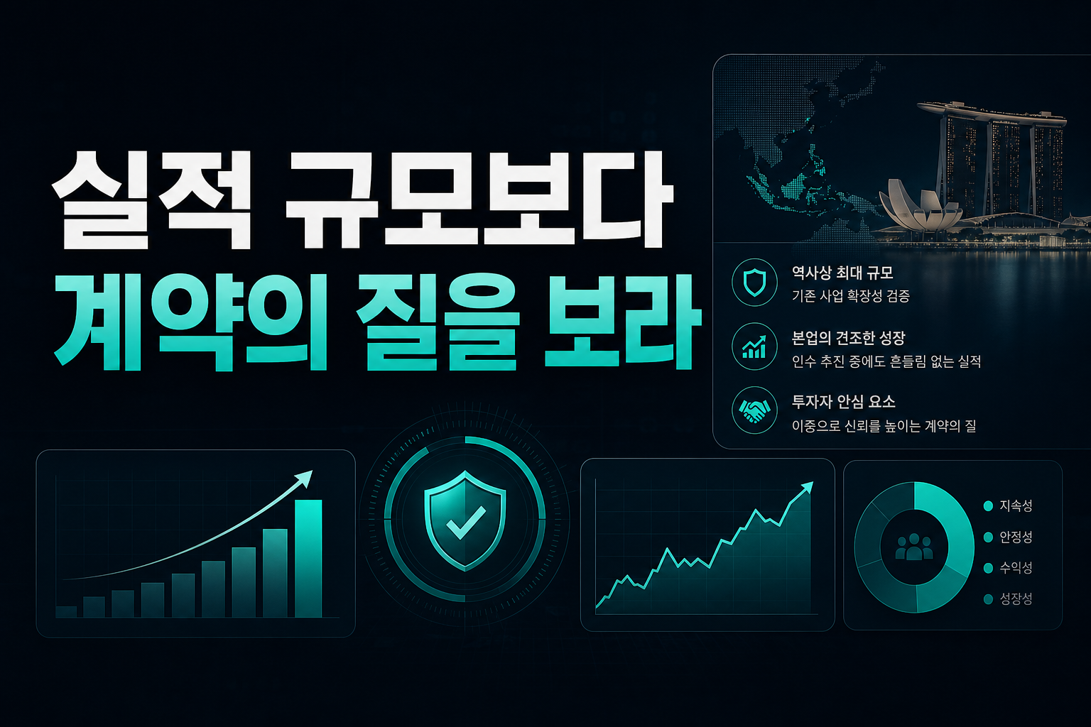 실적 규모보다 계약의 질을 보라