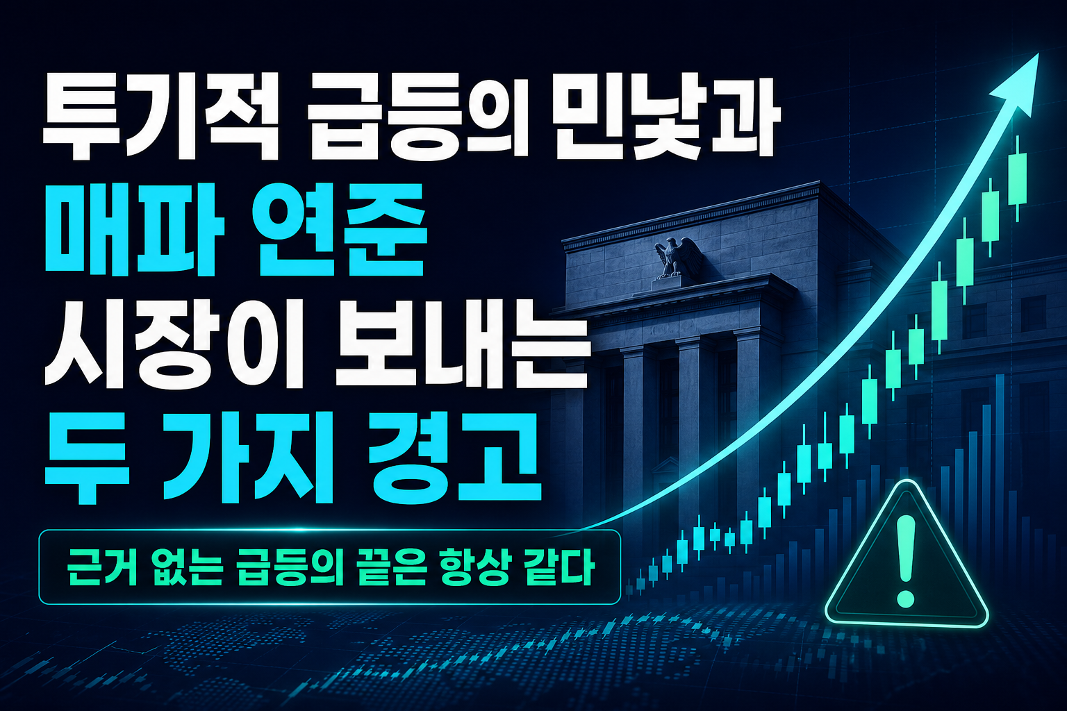 투기적 급등의 민낯과 매파 연준, 시장이 보내는 두 가지 경고