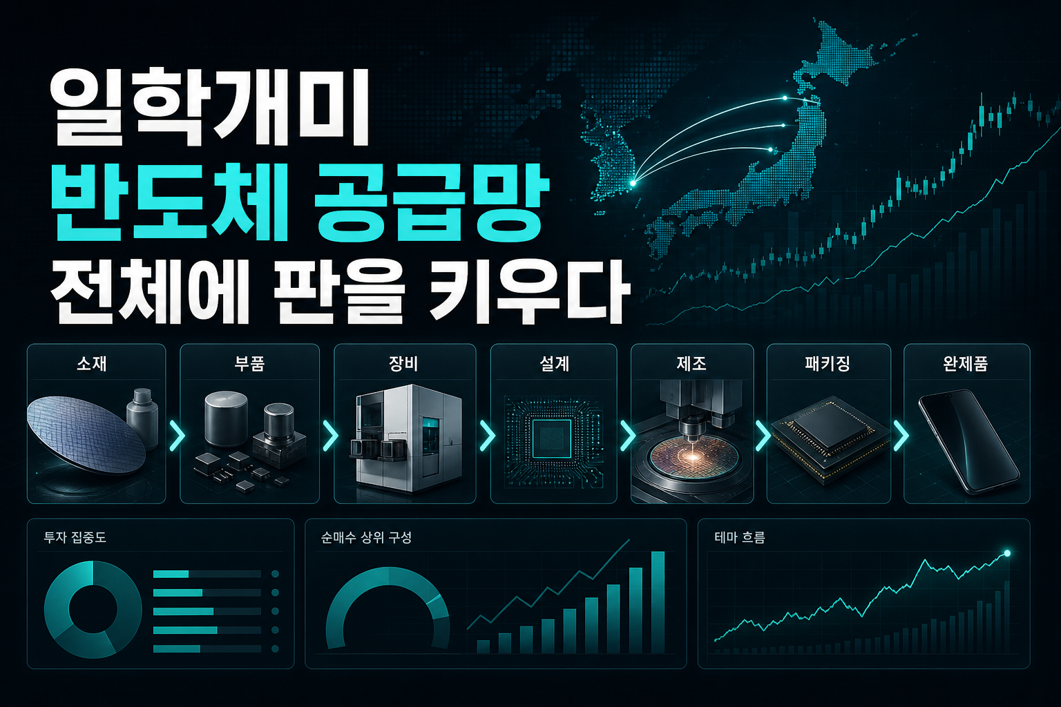 일학개미, 반도체 공급망 전체에 판을 키우다