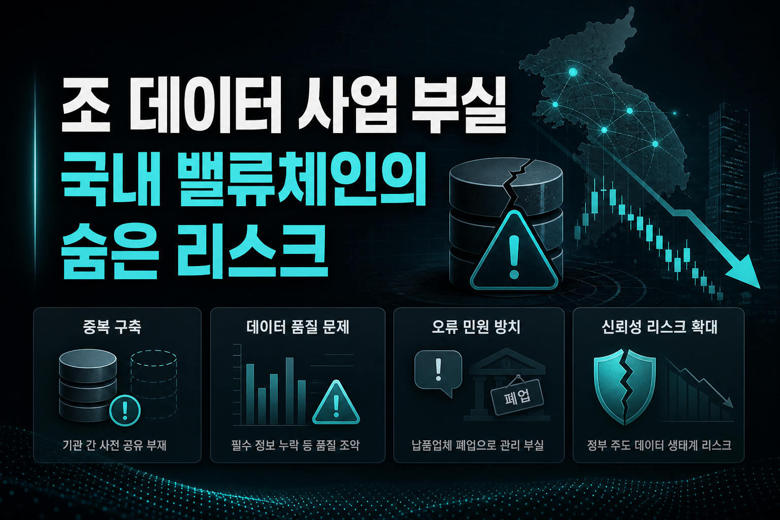 1.6조 AI 데이터 사업 부실, 국내 AI 밸류체인의 숨은 리스크