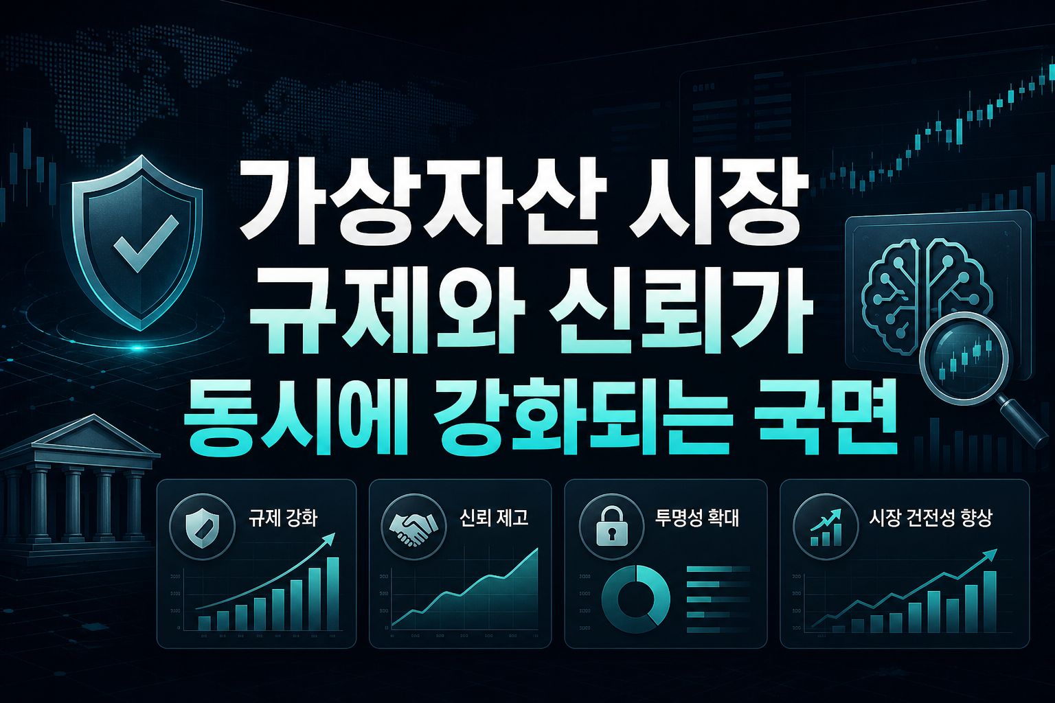 가상자산 시장, 규제와 신뢰가 동시에 강화되는 국면