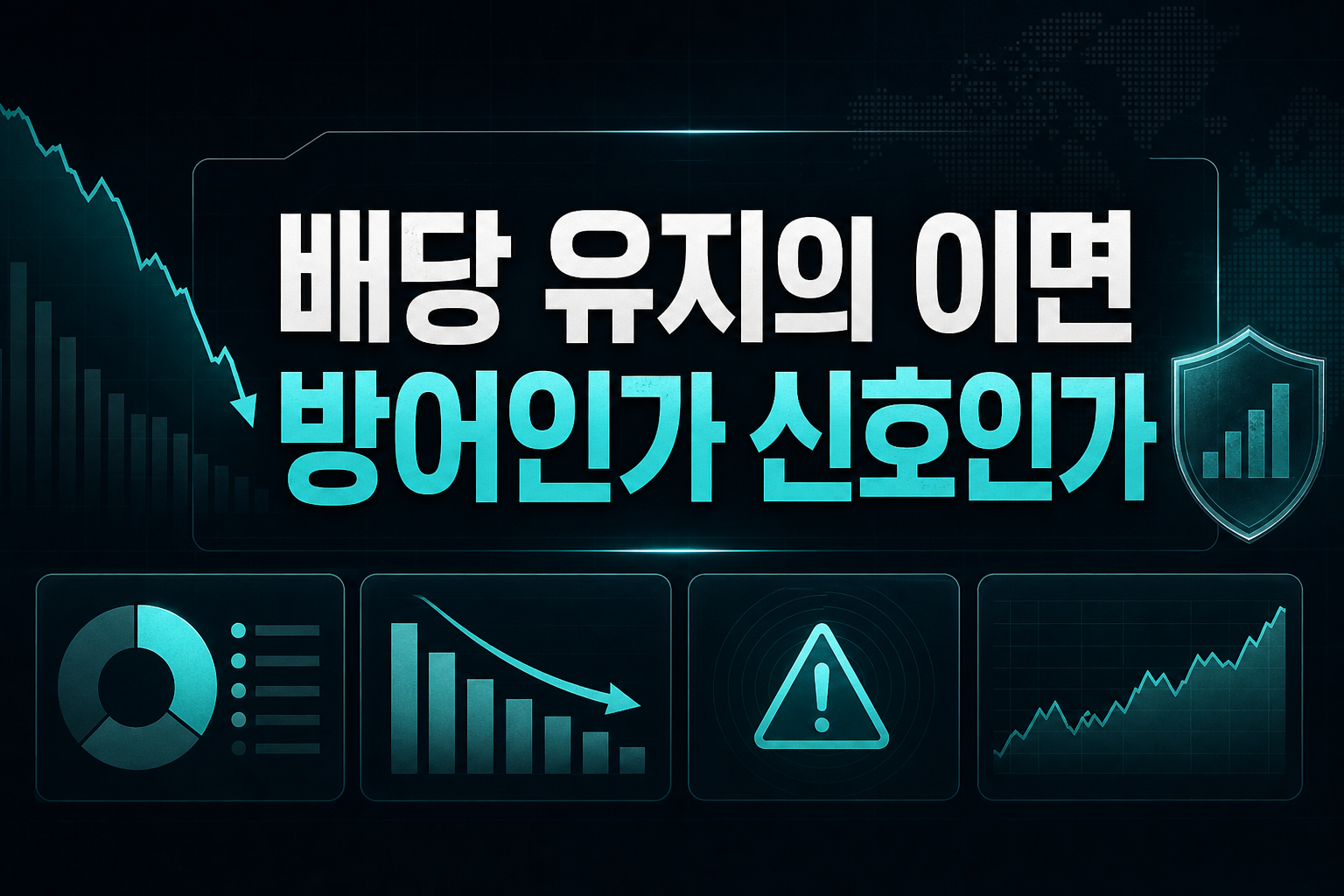배당 유지의 이면, 방어인가 신호인가