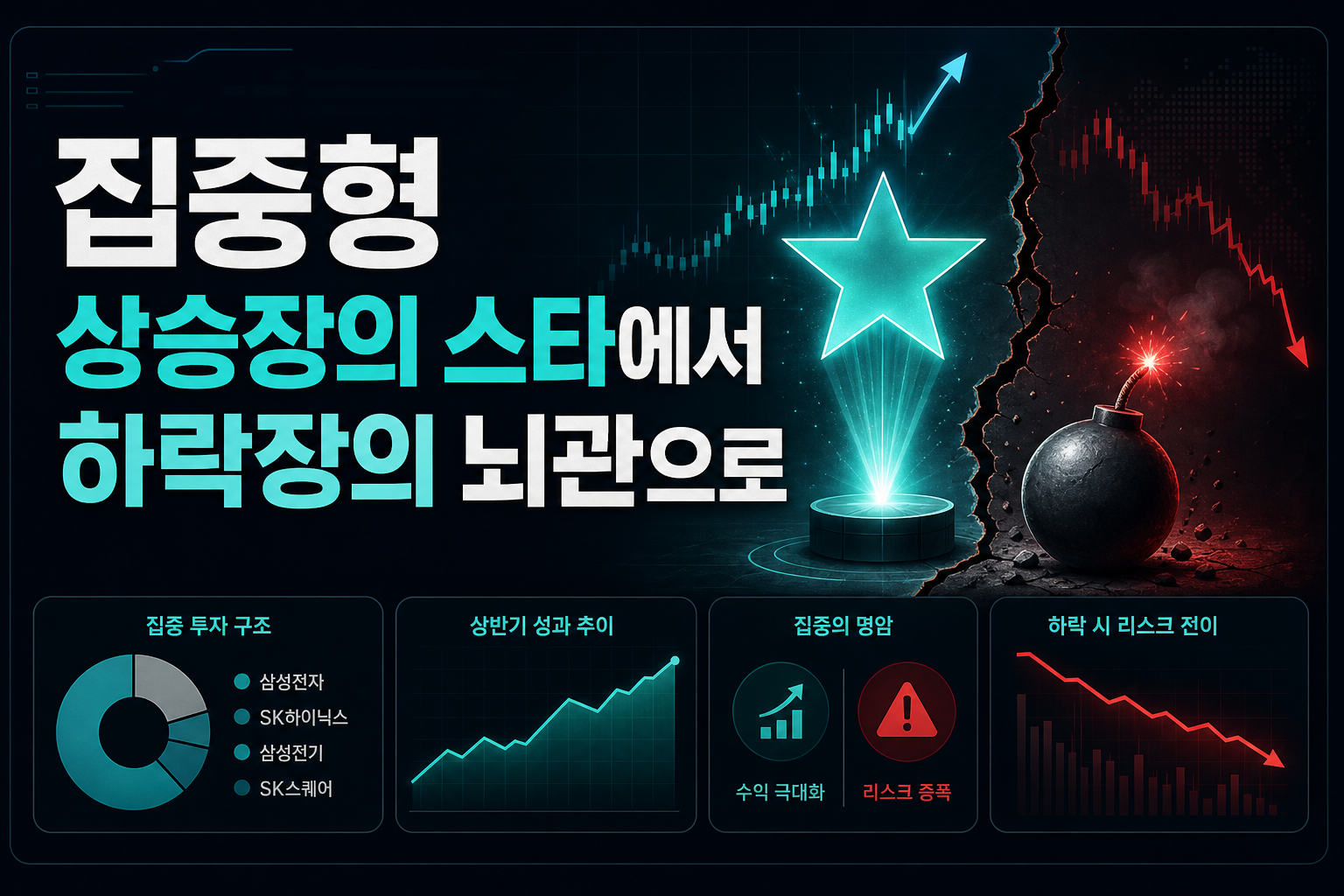 집중형 ETF, 상승장의 스타에서 하락장의 뇌관으로