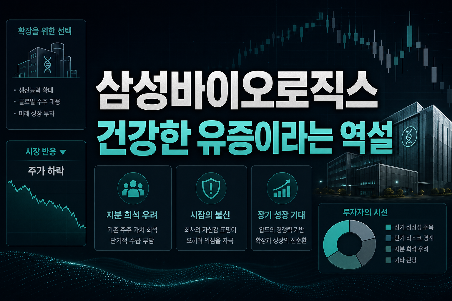 삼성바이오로직스, 건강한 유증이라는 역설
