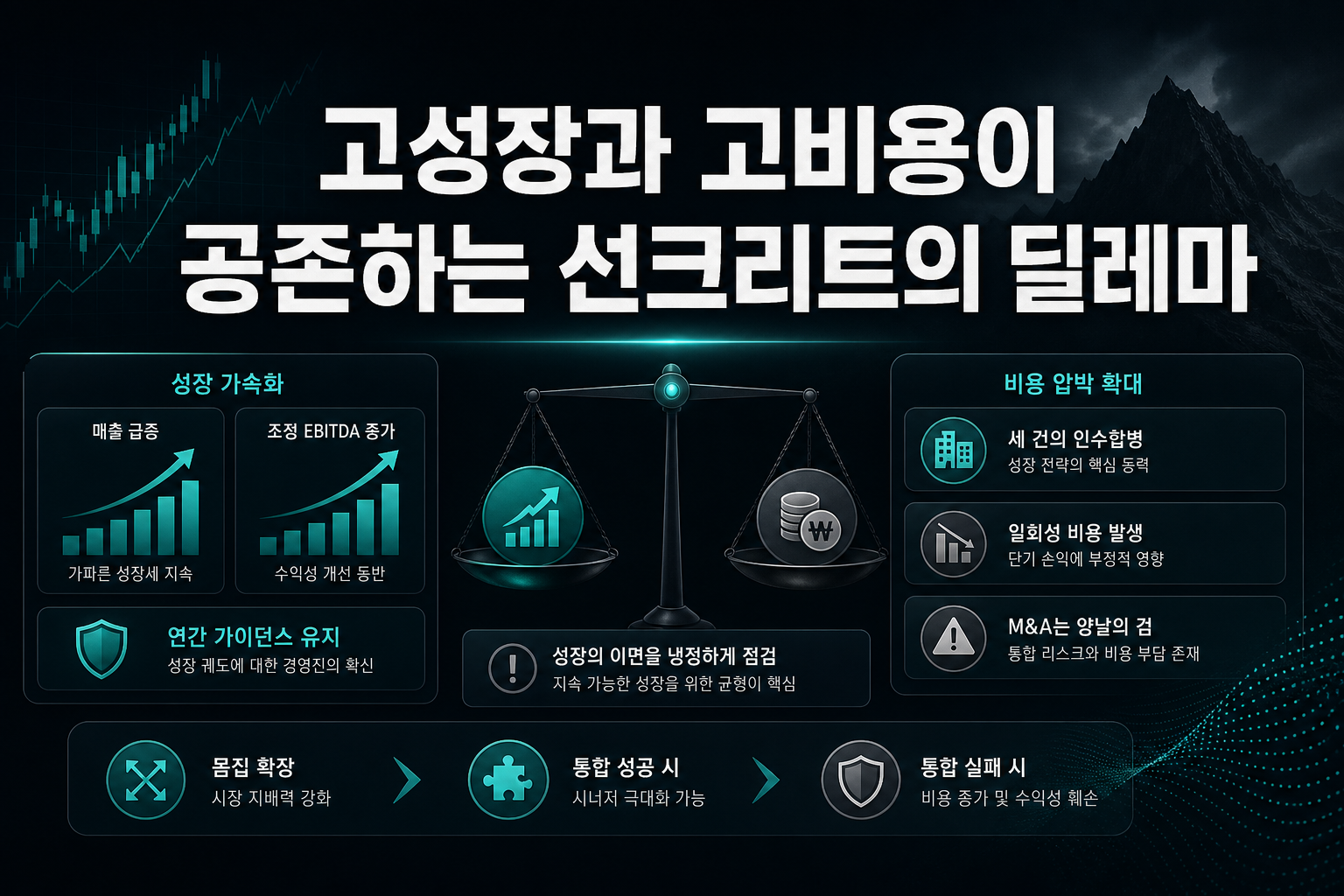 고성장과 고비용이 공존하는 선크리트의 딜레마