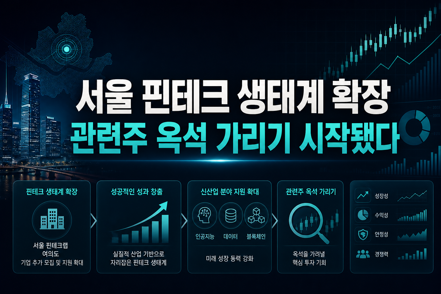 서울 핀테크 생태계 확장, 관련주 옥석 가리기 시작됐다