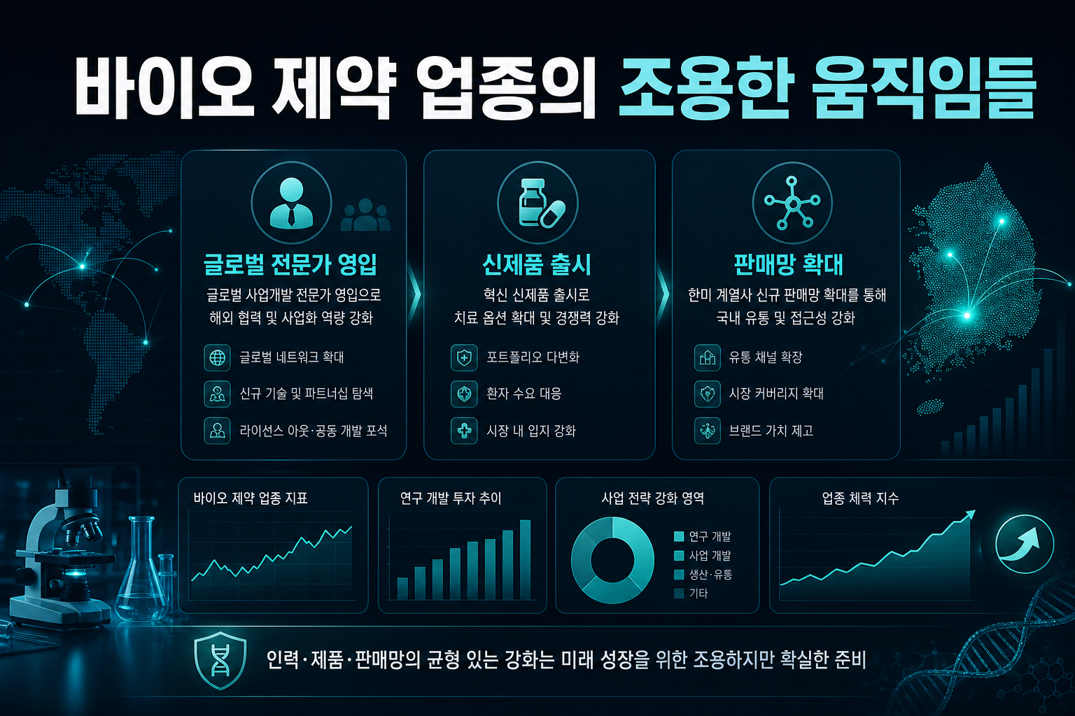 바이오·제약 업종의 조용한 움직임들
