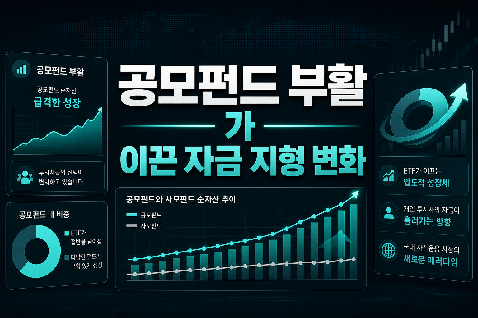 공모펀드 부활, ETF가 이끈 자금 지형 변화